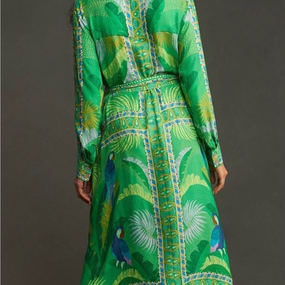 FARM Rio Green Parrot Maxi Dress - Picture 3 of 10